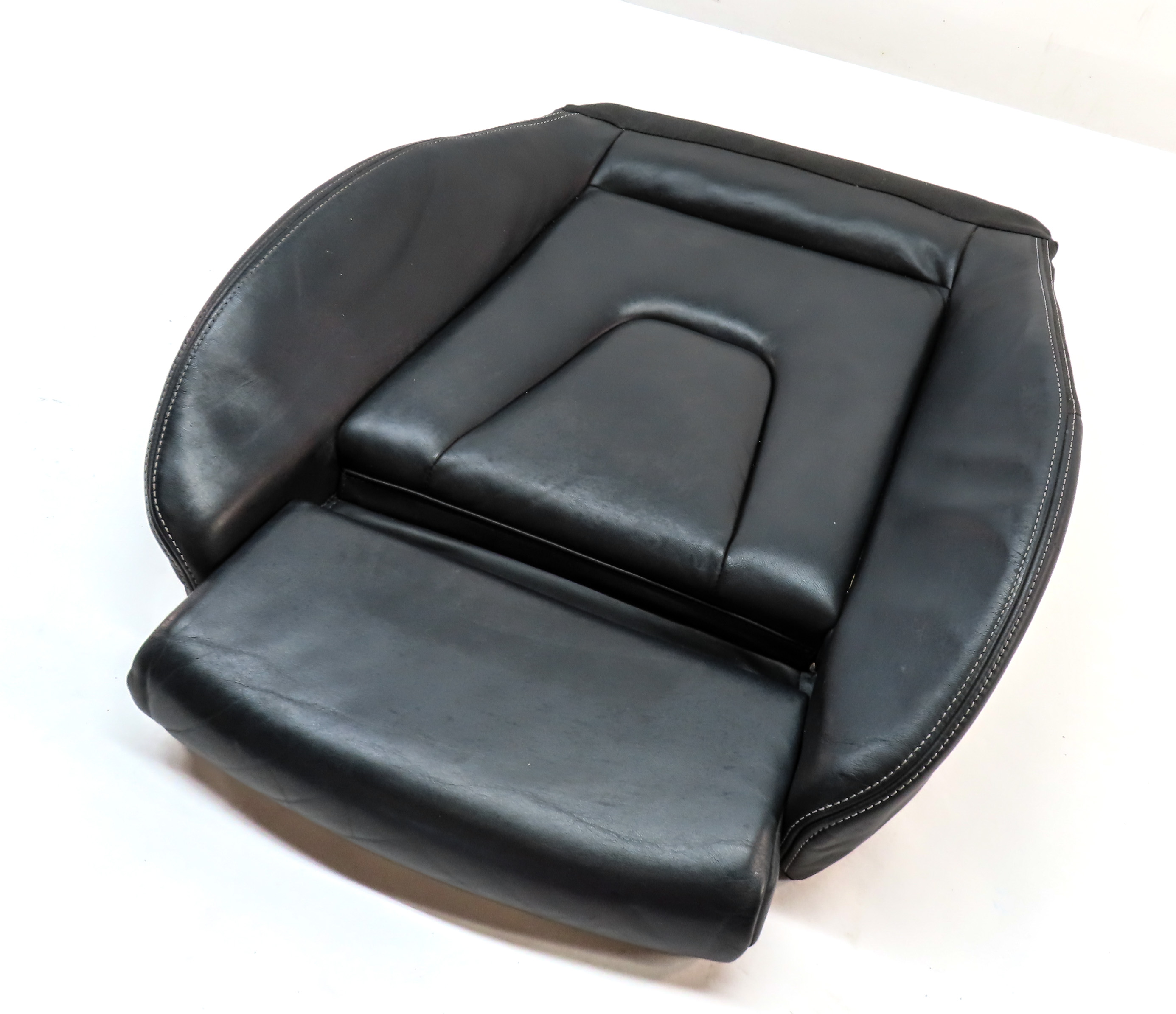 2013 AUDI S4 (B8 8K) FRONT RIGHT LOWER MEMORY HEATED SPORT SEAT CUSHION (Black) — exact item pictured